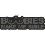 Emblemat Boobies Makes Me smile