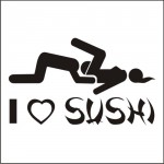 I Love Sushi Magnetyczna