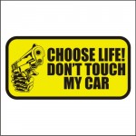 Don't Touch My Car Magnetyczna