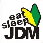Eat Sleep JDM Magnetyczna